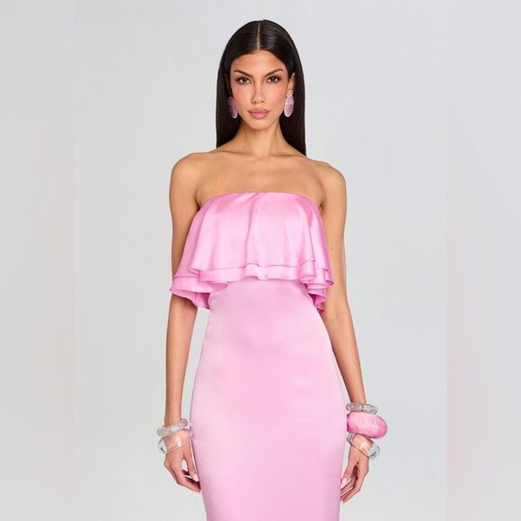 NWT RETROFÊTE QUEENIE DRESS in Camellia - Picture 7 of 11